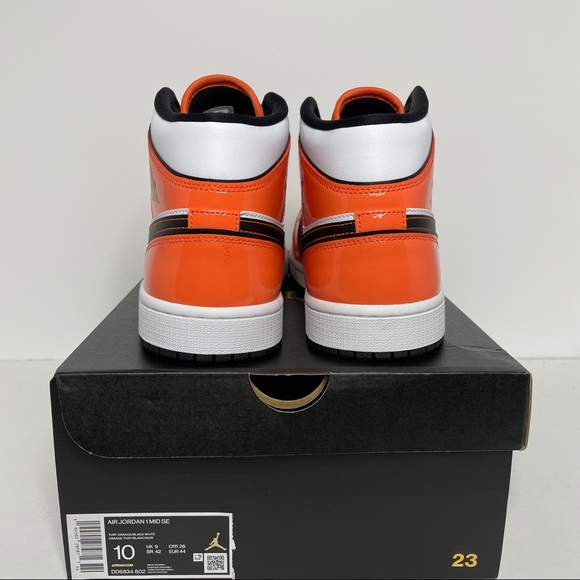 Nike Air Jordan 1 Retro Mid SE Turf Orange NEW - Picture 5 of 7